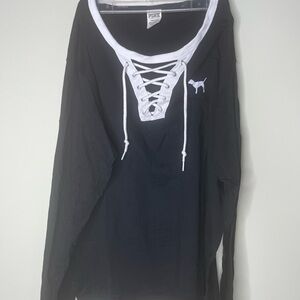 Victoria's Secret PINK Black and White Top